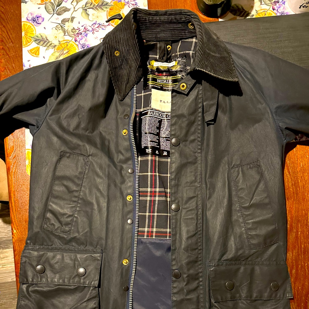Barbor Bedale XS Waxed cotton jacket-  Made in England (Rare size for men)